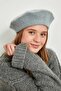 Gray Woolen Painter Women's Beret - 3