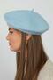 Baby Blue Wool Painter Women's Beret - 5