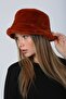 Tile Soft Textured Plush Bucket Women's Hat - 4