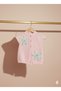 New Season Flower Detailed Buttoned Knitwear Thessaloniki Knitted Baby Girl Children's Vest (0-8 Years)