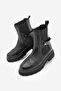 Women's Double-Sided Elastic Serrated Sole Chelsea Casual Boots Sarfen - 2