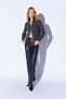 Anthracite Soft Textured Zippered Women's Knitwear Cardigan |   Ek000539427 - 8