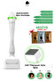 Adjustable Needle Size (0.25-3.0mm) Dermastamp with 140 Titanium Needles