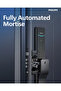قفل باب ذكي EasyKey DDL801، تطبيق جوال، بصمة إصبع، رمز PIN، بطاقة مفتاح، أسود - 8