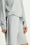 Long Sleeve Crew Neck 3-Piece Shorts Sleepwear Set - 7