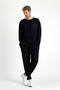 Long Sleeve Crew Neck 3-Piece Shorts Sleepwear Set