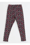 Mini Floral Print Girls' Leggings Size: 10 Years - 4