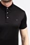 Men's Polo Neck T-Shirt Black - 4