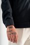 Men's Navy Blue Relaxed Fit Shirt Jacket with Flap, Double Pockets and Snap Fasteners - 8