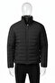 Men's Black Quilted Lined Double Pocket Puffer Jacket - 2