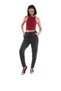 Asn Concept Women's Anthracite Side Striped Knitted Fabric Sweatpants with Large Size Option - 3