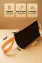 Daily Makeup Bag with Wrist Strap Waterproof Small Travel Cosmetic Mini Handbag - 3