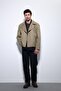Khaki Crop Fit Men's Trench Coat - 6
