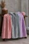 Jacquard Leaf Patterned 50*90 cm 6-Piece Hand and Face Towel Set - Bridal - Gift - Kitchen 100% Cotton - 3