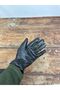 Real Leather Gloves, Black Leather Gloves, Leather Gloves, Gloves, Pattern Leather Gloves - 3