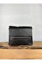 Black Genuine Leather Covered Briefcase, Leather Casual Tablet Carrying Bag, Organizer Leather Bag
