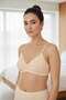 Skin Color Cotton Nursing Bra (Without Cups) - 2