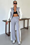 Women's Modal Fabric Side Stripe Garnished Tracksuit Set