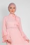 Dress with Pleats Sleeve 4219