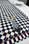 40x140cm Woven Stain Resistant Printed Premium Thai Feather Fabric Tablecloth Decorative Runner Washable - 4