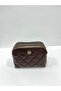 Women's Adjustable Crossbody Strap 4 Compartment Bitter Brown Shoulder and Crossbody Bag S-1267 - 3