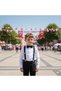 Boy's Black Color Elastic Adjustable Matte Trouser Strap and Bow Tie Set - 4
