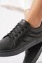 Yazelas Parachute Women's Sports Shoes with Front Stones Black Skin - 4