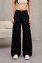 Women's High Waist Wide Leg Pleated Palazzo Jeans Pants