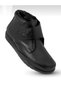 Women's Genuine Leather Fur Lined Cold and Water Resistant Orthopedic Rubber Sole Black Mother Boots