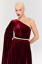Baglioni Burgundy Gown - 4