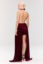 The Heiress Burgundy Dress - 6