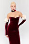 Versailles Rose Burgundy Gown - 2