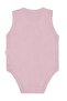Teddy Bear Printed 1-18 Months Snap Fastener Bodysuit - Pink 1-3 Months - 2