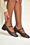 V250660809 Brown Thick Low Heeled Women's Shoes - 2