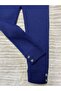 Button Detailed Ribbed Kids Knitwear Leggings - 8