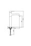 Domino Black Bowl Type Lavatory Faucet 971001B - 3