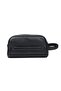 Men's Black Luxury Hand and Wristband Belted Portfolio Handbag - 3