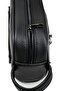 Men's Black Luxury Hand and Wristband Belted Portfolio Handbag - 7