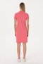 Women's Dark Pink Polo Neck Mini Length Knitted Dress 50297457-Vr167 - 4
