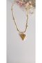 Steel Necklace Women's Heart Dorica Chain Necklace 316L Undarked Color Atmaz 45 cm Anti Alergic - 3