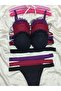Oyster Model Full-Filled Supported Bra Panty Set 3-Piece Set - Women's Underwear - 2