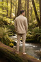 Oversize Men's Cashmere Shirt – Comfortable and Warm Winter Model, Unisex Style, Trendy Shirt - 3