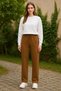 Baggy Pants with Elastic Waistband and Drawstring, 2-Ply Combed Cotton, Flared Leg, Comfortable Oversized Fit.