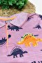 Children's Polo Neck Dinosaur T-Shirt Short Sleeve Summer Lacos - 5