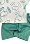 Baby Boy Dog Patterned Dog 2-Piece Summer Suit Top and Bottom 6-9-12Months - 7