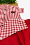 Boy's summer short sleeve shirt with pitikari pattern and satin shorts 2-piece set festive set (full pattern) - 5