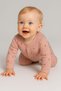 Baby Girl Booties Jumpsuit Tulip Printed Thin Seasonal Front Snap Fastener 100% Cotton Newborn 1-3-6 Months - 2