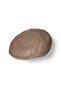 Beanie Hat Genuine Leather Unisex Cream Color - 5