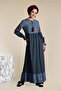 Embroidered and Tasseled Dress 4605 - 2