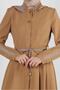 REMOVABLE HOODED BELTED COAT 10759 - 4